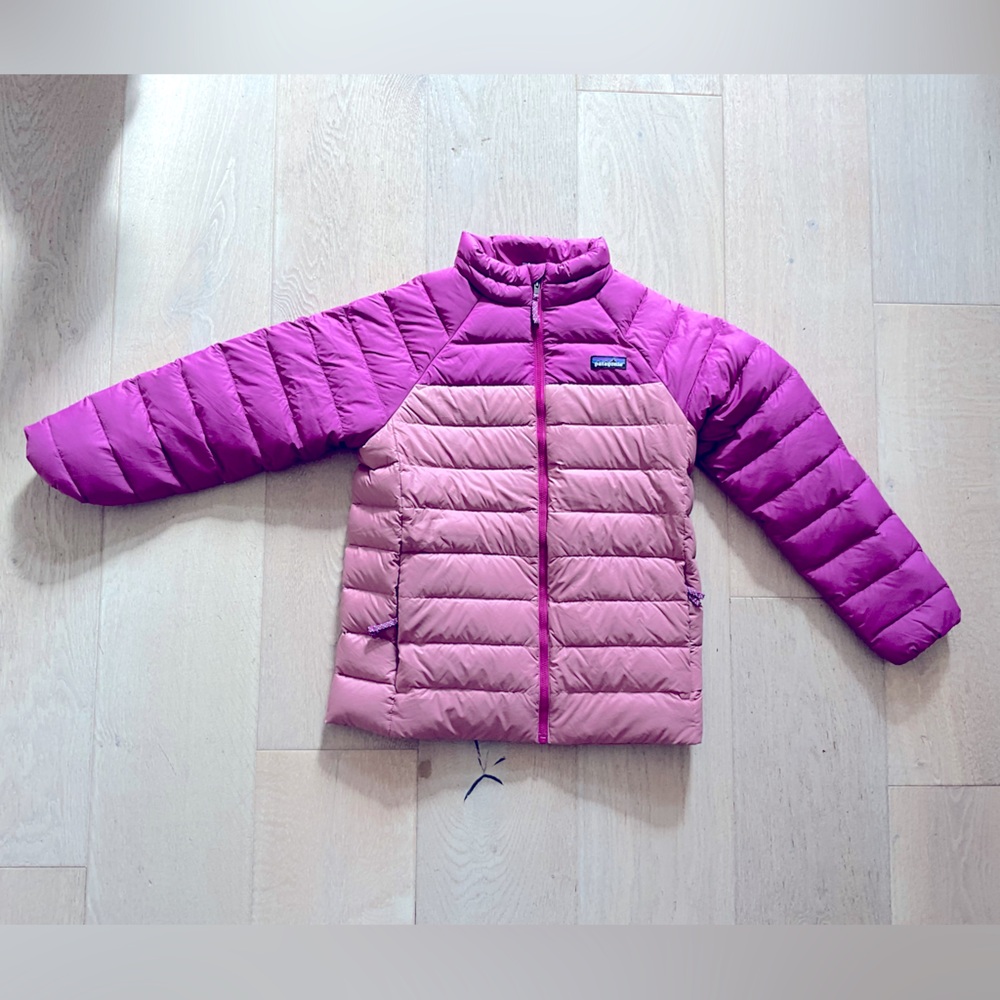 Patagonia Purple and Pink Puffer Jacket Shell
